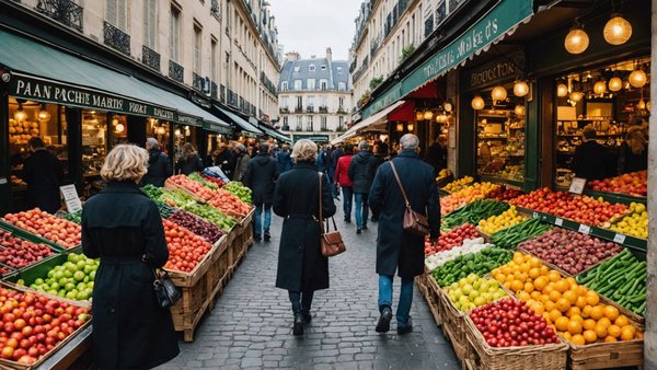 Un guide complet des marchés parisiens : horaires et produits phares