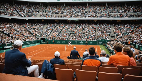 Wi-fi, vestiaire, bar à champagne : les services qui comptent à roland-garros